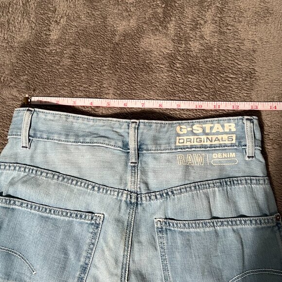 G-Star women's jeans 27 faded blue high waist used good condition - Picture 10 of 10